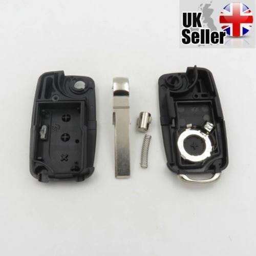 Fits SEAT LEON IBIZA TOLEDO 3 Button Flip Key With Blank HAA Blade