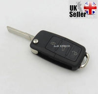 Thumbnail for Fits SEAT LEON IBIZA TOLEDO 3 Button Flip Key With Blank HAA Blade