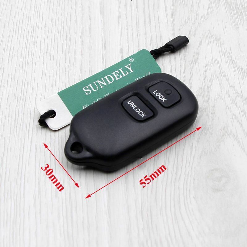 Fits Compatible with HYQ12BAN, HYQ12BBX  2+1 Buttons Keyless Car Remote Key Fob