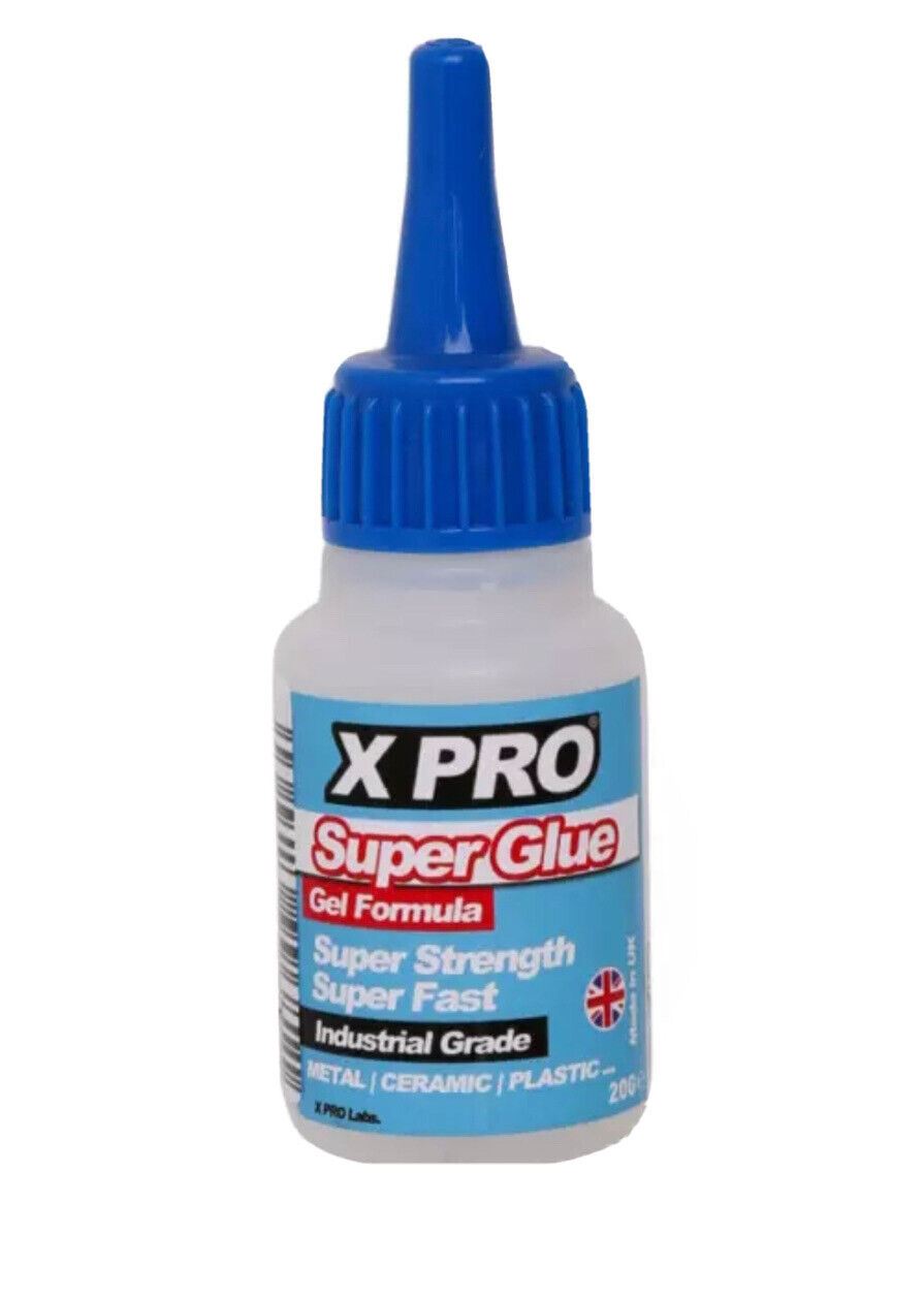 XPRO Premium Quality Extra Strong Superglue for Wood Plastic Metal Leather Glass