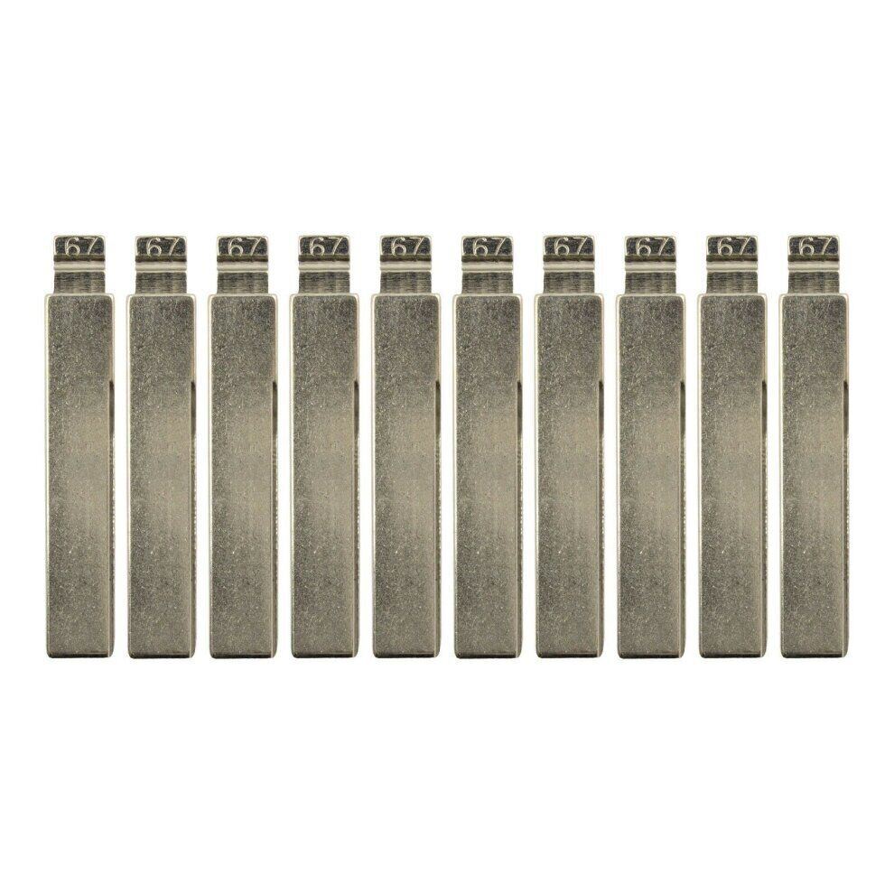 Fits BMW KEYDIY XHORSE VVDI Remote Flip Key HU92 Blades - 10 PCS