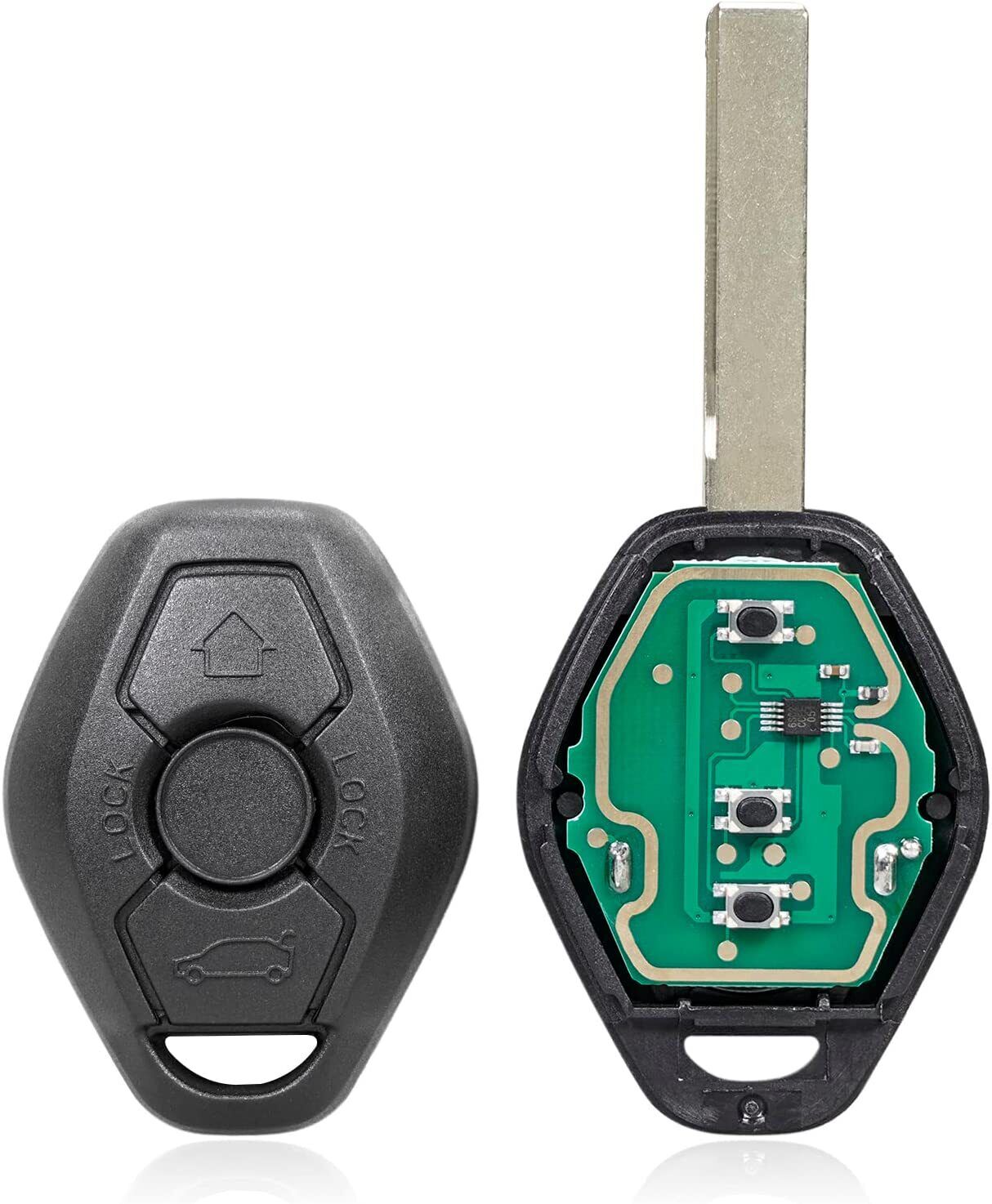 Fits BMW 3 5 7 SERIES E38 E39 E46 HU92 315MHz ID44 EWS Car Key Fob