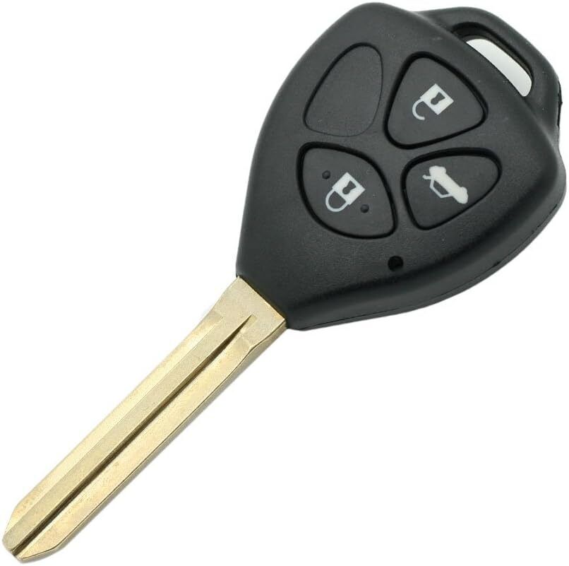 Fits Toyota RAV4 3 Button TOY43 Width 8mm Car Key Fob Case