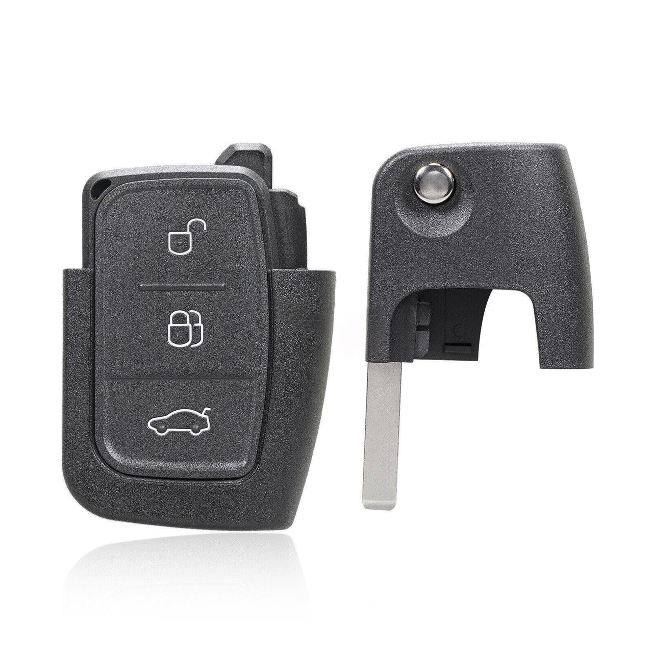 For Ford Focus Mondeo Fiesta S-Max 433MHz 4D63 3 Button Remote Car Key Fob