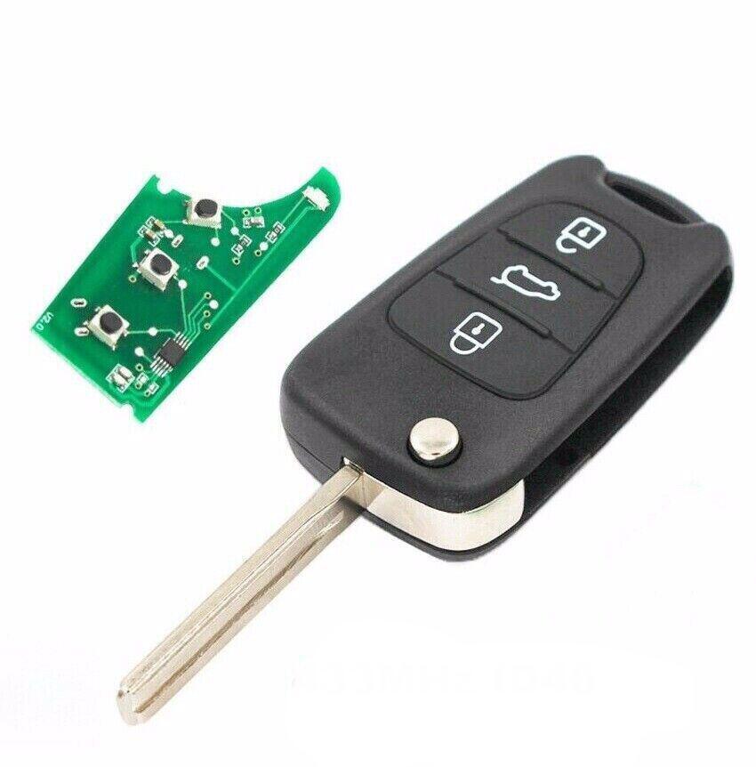 Fits Hyundai i30 ix35 433MHz ID46 3 Button Car Key Fob