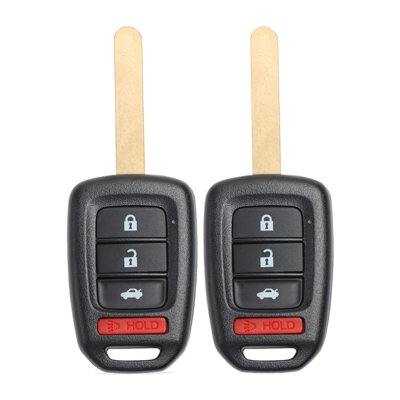 Fits Honda Accord Civic CR-V HR-V 2013-2016 Car Key Fob - 2 PCS