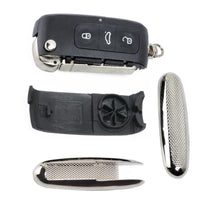 Thumbnail for Fits VW Passat Tiguana Polo Bora Bentley 3 Button Flip Car Key Fob