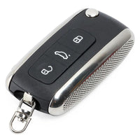 Thumbnail for Fits VW Passat Tiguana Polo Bora Bentley 3 Button Flip Car Key Fob