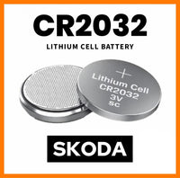 Thumbnail for Car Key Fob CR2032 Battery Fits Skoda Remote Karoq Fabia Octavia Yeti Superb x2