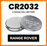 Thumbnail for Car Key Fob CR2032 Coin Battery Fits Range Rover Discovery Vogue Evoque Sport X2