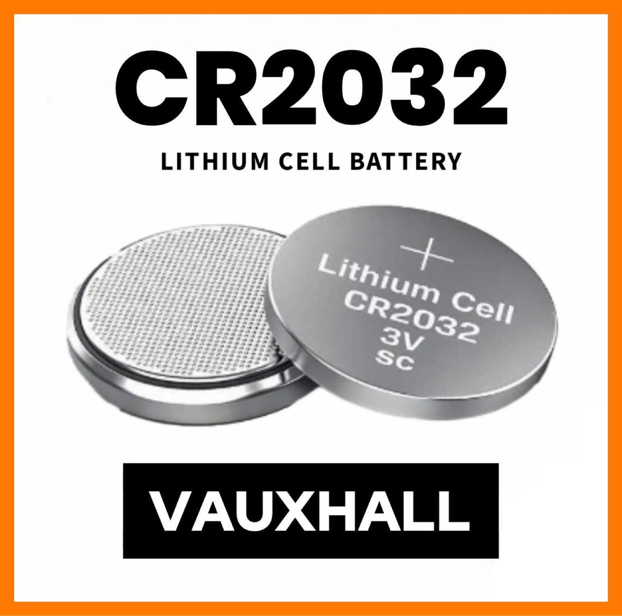 Car Key Fob CR2032 Battery Fits Vauxhall Corsa Astra Zarfia Insignia Vivaro X2