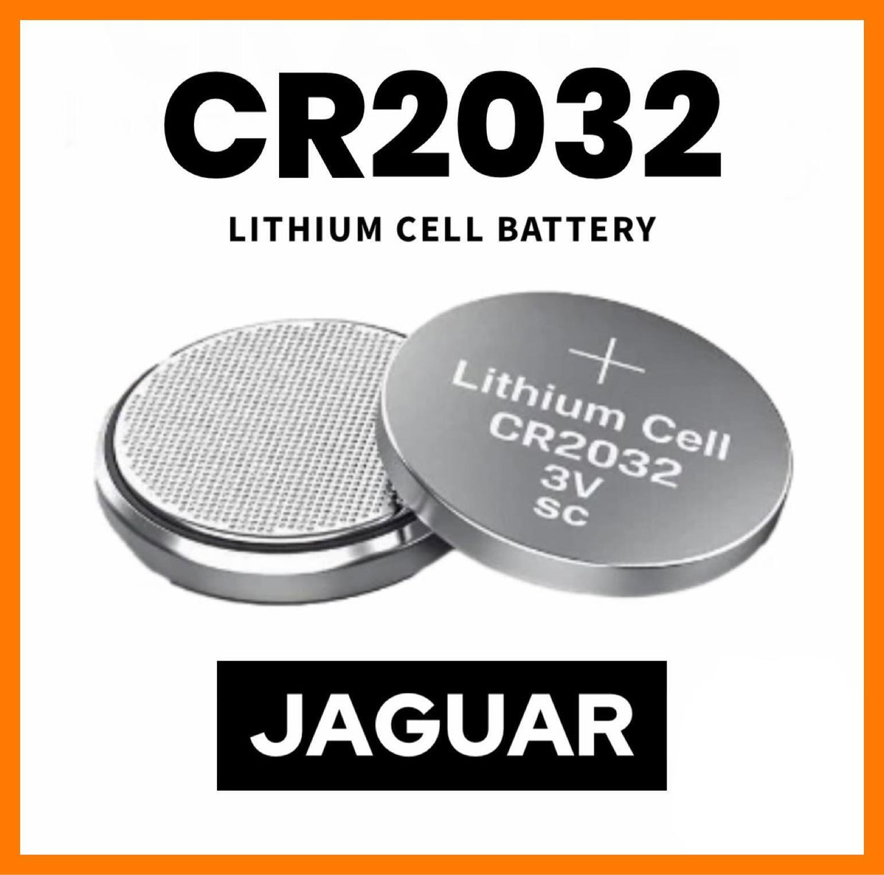 Car Key Fob CR2032 Battery Fits Jaguar Remote JAG - F - XF - XJ - XK - X2