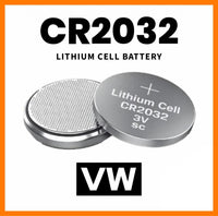 Thumbnail for Car Key Fob CR2032 Battery Fits VW Remote Tiguan Golf Polo Beetle Scirocco X2