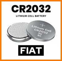 Thumbnail for Car Key Fob CR2032 Battery Fits Fiat 500 Panda Punto Stilo Multipla 600 X2