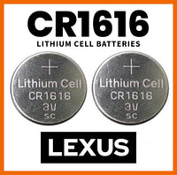 Thumbnail for Car Key Fob CR1616 Battery Fits Lexus ES330 GS300 GS400 GS430 IS300 LS400 X2