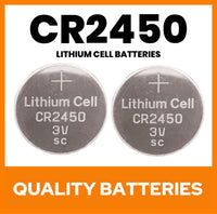 Thumbnail for CR2450 Lithium Coin Cell Batteries X2