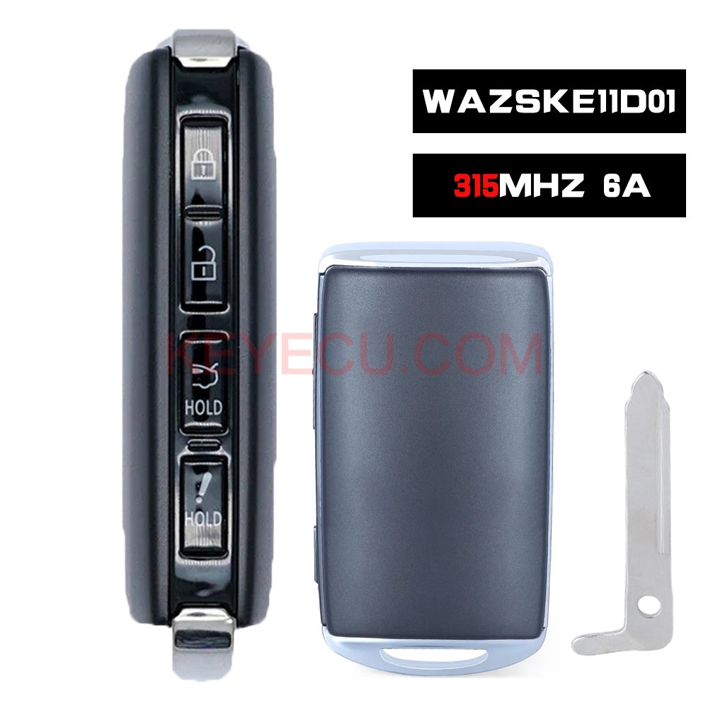 FCC ID: WAZSKE11D01 / PN: BCKA-675RYA / BCYA-67-5DY  Button FSK 315MHz Keyless-Go Smart Key 6A CHIP Keyless Go for Mazda 2019-2021 MAZ24R ( SUV)