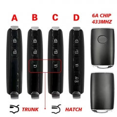 FCC ID: WAZSKE11D01 / PN: BCKA-675RYA / BCYA-67-5DY  Button FSK 315MHz Keyless-Go Smart Key 6A CHIP Keyless Go for Mazda 2019-2021 MAZ24R