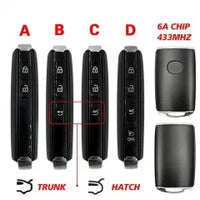 Thumbnail for 4 Button Smart Remote Key Shell Case for SAAB Scania Truck DC13 143 148 141 4X2 6X2R GRS905 R-series S-series G-series P-series