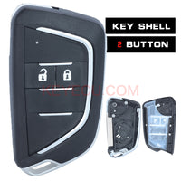 Thumbnail for 2 Buttons Modified Flip Car Key Shell Case For Chevrolet Lova/Aveo/Cruze For Opel Astra Insignia/Mokka For Buick