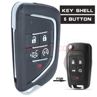 Thumbnail for 5 Buttons Modified Flip Car Key Shell Case For Chevrolet Lova/Aveo/Cruze For Opel Astra Insignia/Mokka For Buick