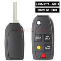 Thumbnail for FCCID: LQNP2T-APU 5 Button Remote Key Keyless 315MHz ID48 Chip Fob for Volvo XC90 2004-2014