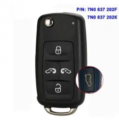 OEM P/N: 98161688ZD Smart Remote Key 3 Buttons 433MHz IM3A Chip for Opel Grandland X 2017 2018 2019 HU83 / VA2 Blade