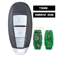 Thumbnail for Model :TS008 , 37172-57L10 2 Buttons Smart Key Card 433MHz PCF7952A ID46 for Suzuki Swift Kizashi 2010-2016